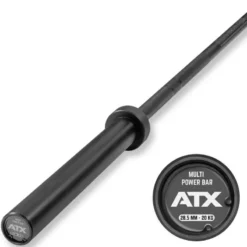 ATX Cerakote Power Bar -⁠ Graphite Black Crosstraining Halterstangen|Olympische Halterstangen 50 Mm
