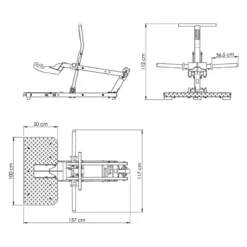 Clearance Compact Belt Squat Beentrainers|Onderlegmatten
