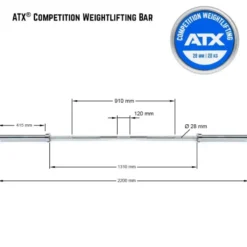 New Competition Weightlifting Bar Crosstraining Halterstangen|Premium Kettlebells