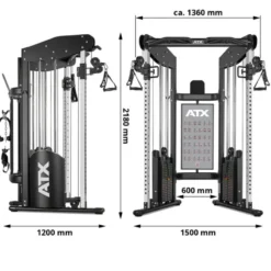 Outlet Dual Pulley FTO-700 Cable Crossovers
