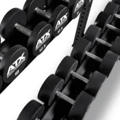 Outlet ATX Dumbbellrek Rubberen Dumbbells|Voor Dumbbells