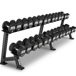Outlet ATX Dumbbellrek Rubberen Dumbbells|Voor Dumbbells