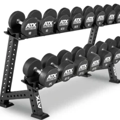 Sale Dumbbellrek met Aflegschalen Rubberen Dumbbells|Voor Dumbbells
