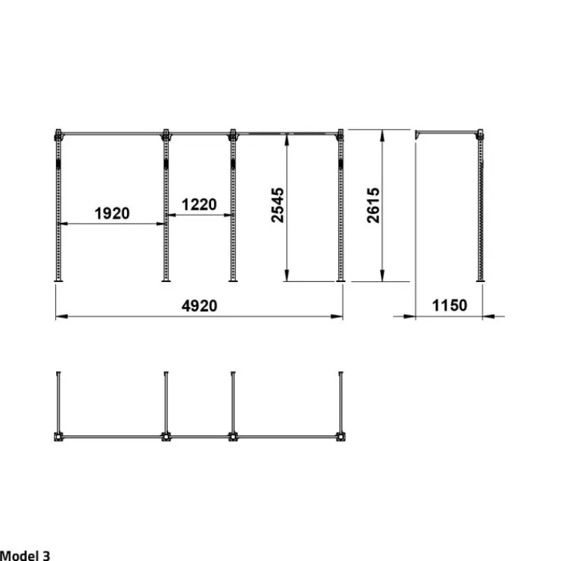 Clearance Functional Wall Rig 700 - Basic Gym Rigs|Nieuwe Artikelen