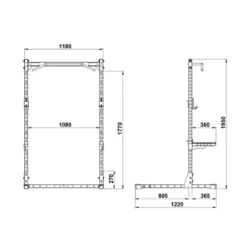 New Half Rack HRX-⁠510 Half Racks|Nieuwe Artikelen