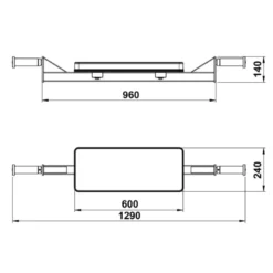 Hot Hip Thrust Option PSR-⁠780 Toebehoren|Beentrainers