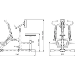 New Lateral Row Machine LRM-⁠720 Rugtrainers|Nieuwe Artikelen