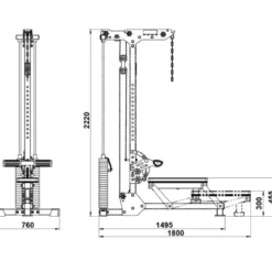 Sale ATX Lat Machine LMSW-⁠700 Lat Pulleys|Nieuwe Artikelen
