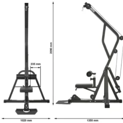 Best ATX Lat Machine LMZ-⁠640 Lat Pulleys
