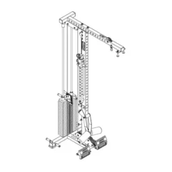 Sale Lat Pulley Option HRX/MPX-⁠780 met 125 kg Gewichtstapel Toebehoren|Lat Pulleys
