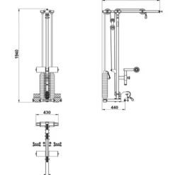 Clearance Lat Pulley Option LTO-⁠HR-⁠510 -⁠ 100 kg Gewichtstapel Toebehoren|Lat Pulleys