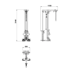 Lat Pulley Option LTO-⁠660 -⁠ 115 kg Gewichtstapel Toebehoren|Lat Pulleys