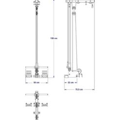 Online ATX Lat Pulley Option LTO-⁠510 -⁠ Plate Loaded Lat Pulleys|Onderlegmatten
