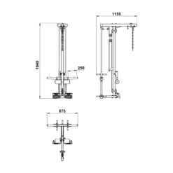 Discount Lat Pulley Option LTO-640 - Plate Loaded Toebehoren|Lat Pulleys
