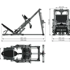 Clearance Leg Press / Hack Squat BPR-⁠790 Kuitentrainers|Beentrainers