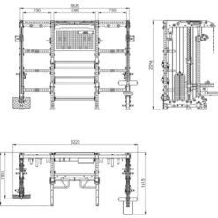 Hot Multi Cable Rack MCR-⁠780 Multistations|Half Racks