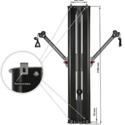Clearance Multifunctional Trainer -⁠ Wall Mounted Cable Crossovers