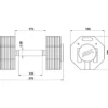 Sale Octa Dumbbells 2 x 36 kg Octa Dumbbells|Verstelbare Dumbbells