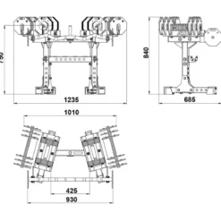 Online Octa Dumbbells 2 x 36 kg + Curlstang + Opbergrek Octa Dumbbells|Voor Dumbbells
