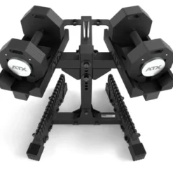 Hot Octa Dumbbells 2 x 24 kg + Opbergrek Octa Dumbbells|Voor Dumbbells