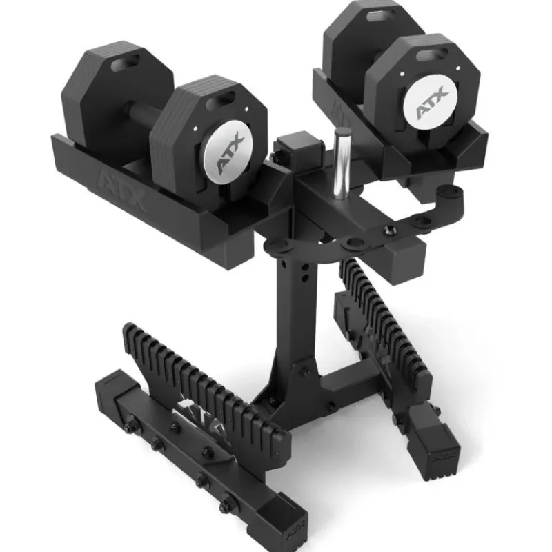 Hot Octa Dumbbells 2 x 24 kg + Opbergrek Octa Dumbbells|Voor Dumbbells