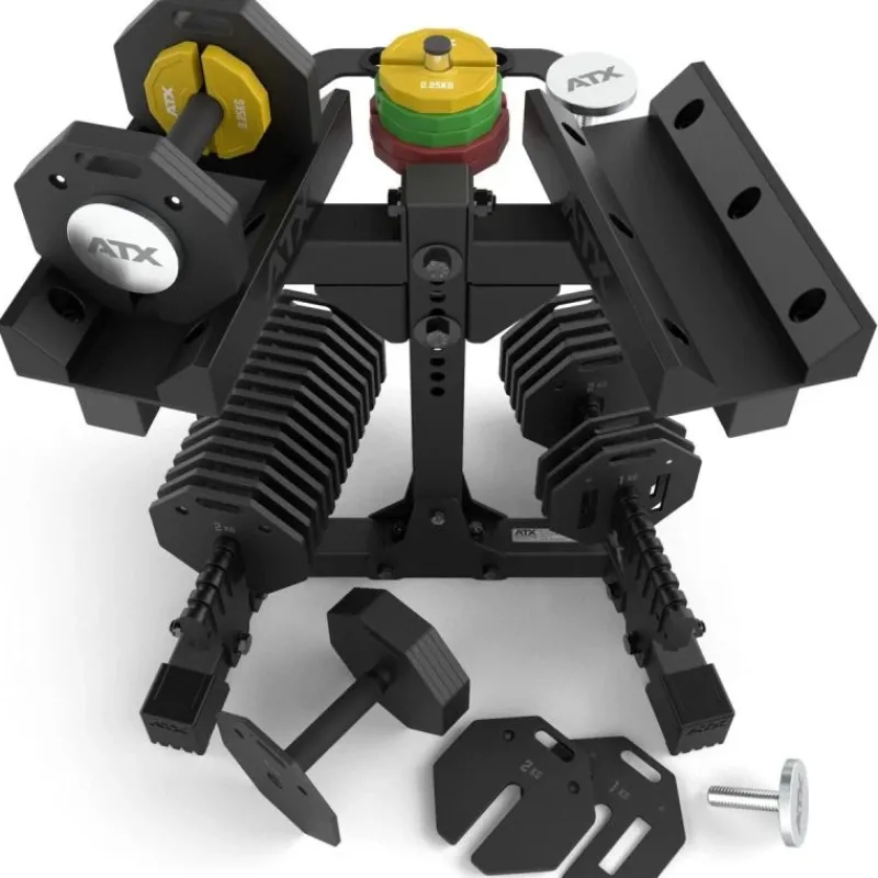 Outlet Octa Dumbbells 2 x 36 kg + Opbergrek Octa Dumbbells|Voor Dumbbells