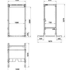 Hot Power Rack PRX-⁠780 2.0 Power Racks