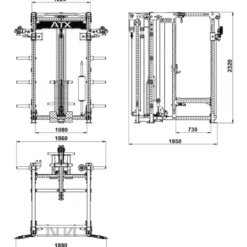Clearance Power Rack Pull Station FCR-⁠780 Multistations|Power Racks
