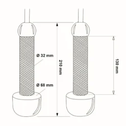 Discount ATX Roller Cable Handle Bekijk Assortiment|Rubberen Dumbbells