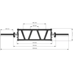 Online Short Multi Grip Bar Specialty Bars|Olympische Halterstangen 50 Mm
