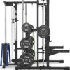 Discount Smith Machine MPX-⁠780 + Lat Pulley met 125 kg gewichtstapel Smith Machines