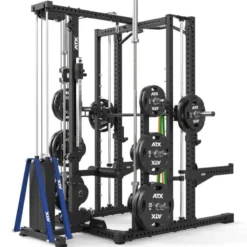 Discount Smith Machine MPX-⁠780 + Lat Pulley met 125 kg gewichtstapel Smith Machines