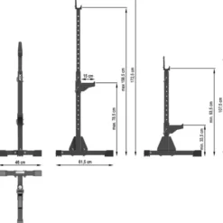 Discount Squat Stands SQS-⁠510 Haltersteunen