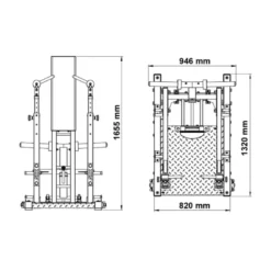 New Standing Chest Press Borsttrainers