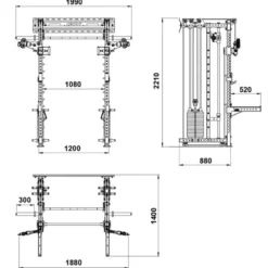 Outlet Wall Smith Rack WSR-640 Smith Machines|Multistations