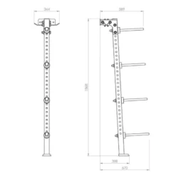 Sale Wall Storage Rack 30 mm Voor Halterstangen|Voor Halterschijven