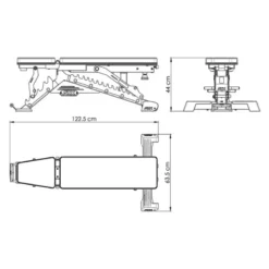 Best Warrior Multi Bench MBX-⁠750 2.0 Fractional Plates|Trainingsbanken