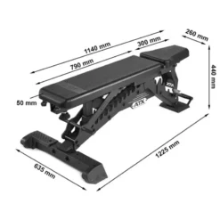Warrior Multi Bench MBX-⁠750 2.0 -⁠ PU Trainingsbanken
