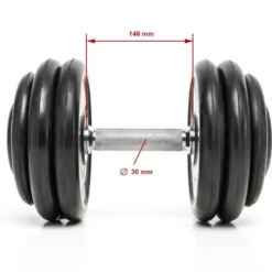 Clearance CHD Dumbbells Rubber -⁠ 1 kg stappen Chd Dumbbells