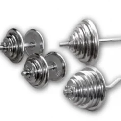 Online Chromen Complete Set 108kg Standaard Haltersets 30 Mm
