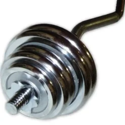 Sale Chromen Curl Set 40kg Standaard Haltersets 30 Mm