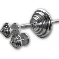 Hot Chromen Halter Plus Set 70kg Standaard Haltersets 30 Mm