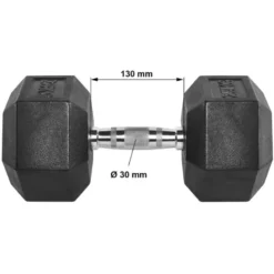 New Hex Dumbbell Set met Opbergtoren Hex Dumbbells