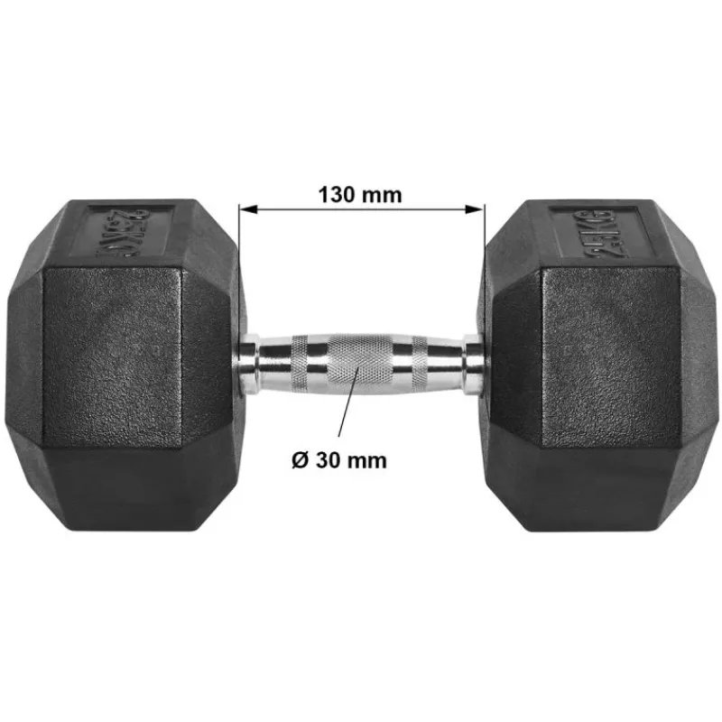 New Hex Dumbbell Set met Opbergtoren Hex Dumbbells