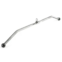 New Lattrekstang 120cm -⁠ Bumperuiteinden Bekijk Assortiment|Rubberen Dumbbells
