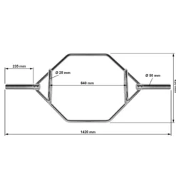 New Olympische Hex Bar (Tweedekans) Specialty Bars|Olympische Halterstangen 50 Mm