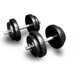 Clearance PE Dumbbell Set 2 x 10 kg Standaard Haltersets 30 Mm|Aanbiedingen