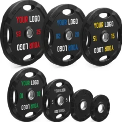 Best Polyurethaan 4-⁠Grip Halterschijven -⁠ Eigen Logo Olympische Halterschijven 50 Mm