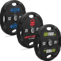 Best Polyurethaan 4-⁠Grip Halterschijven -⁠ Eigen Logo Olympische Halterschijven 50 Mm