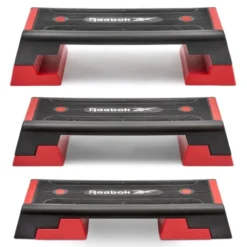 Clearance Reebok Step -⁠ Zwart/rood Fitness Steps